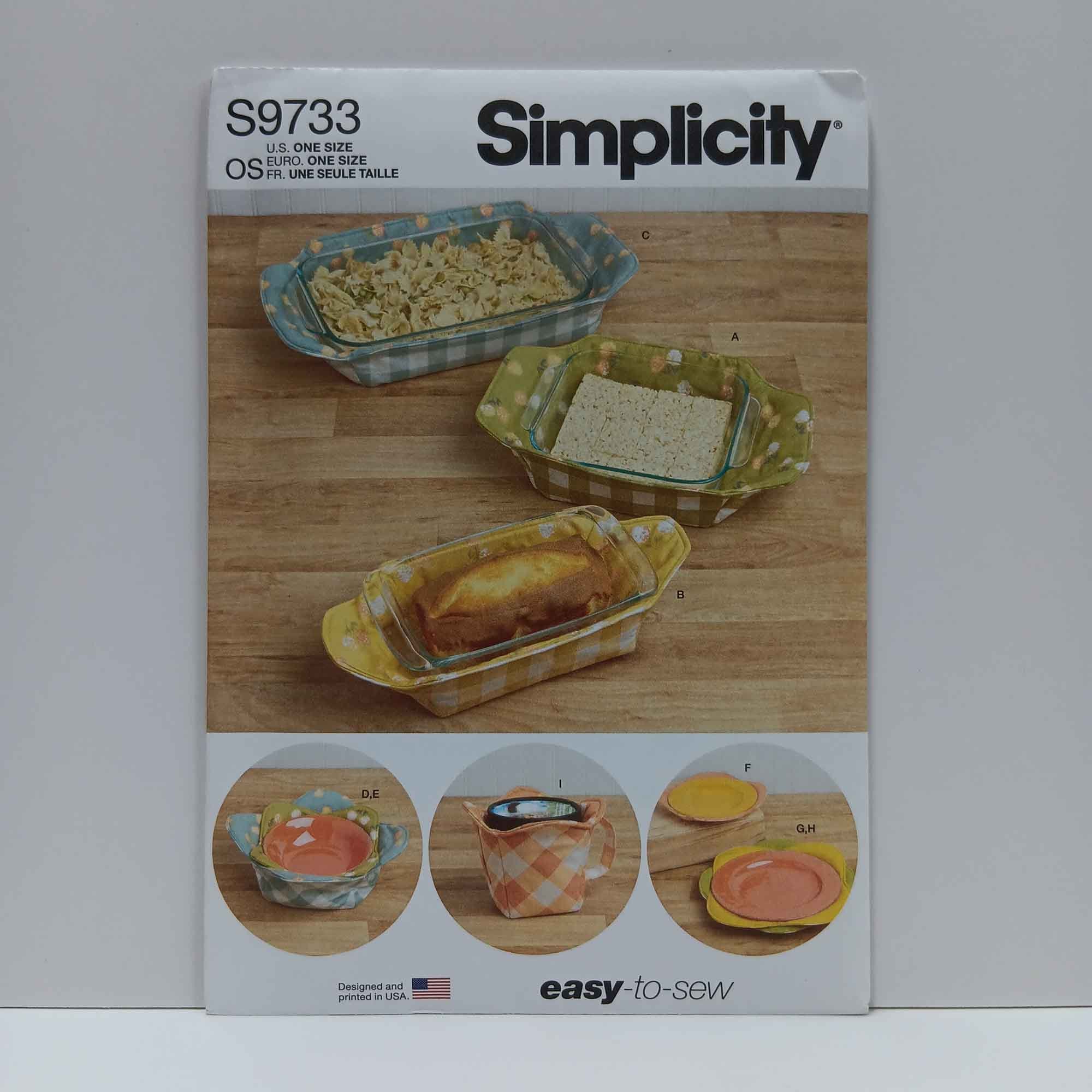 Simplicity Pattern S9733 S9733 Kitchen Cozies – Curtis Fabrics
