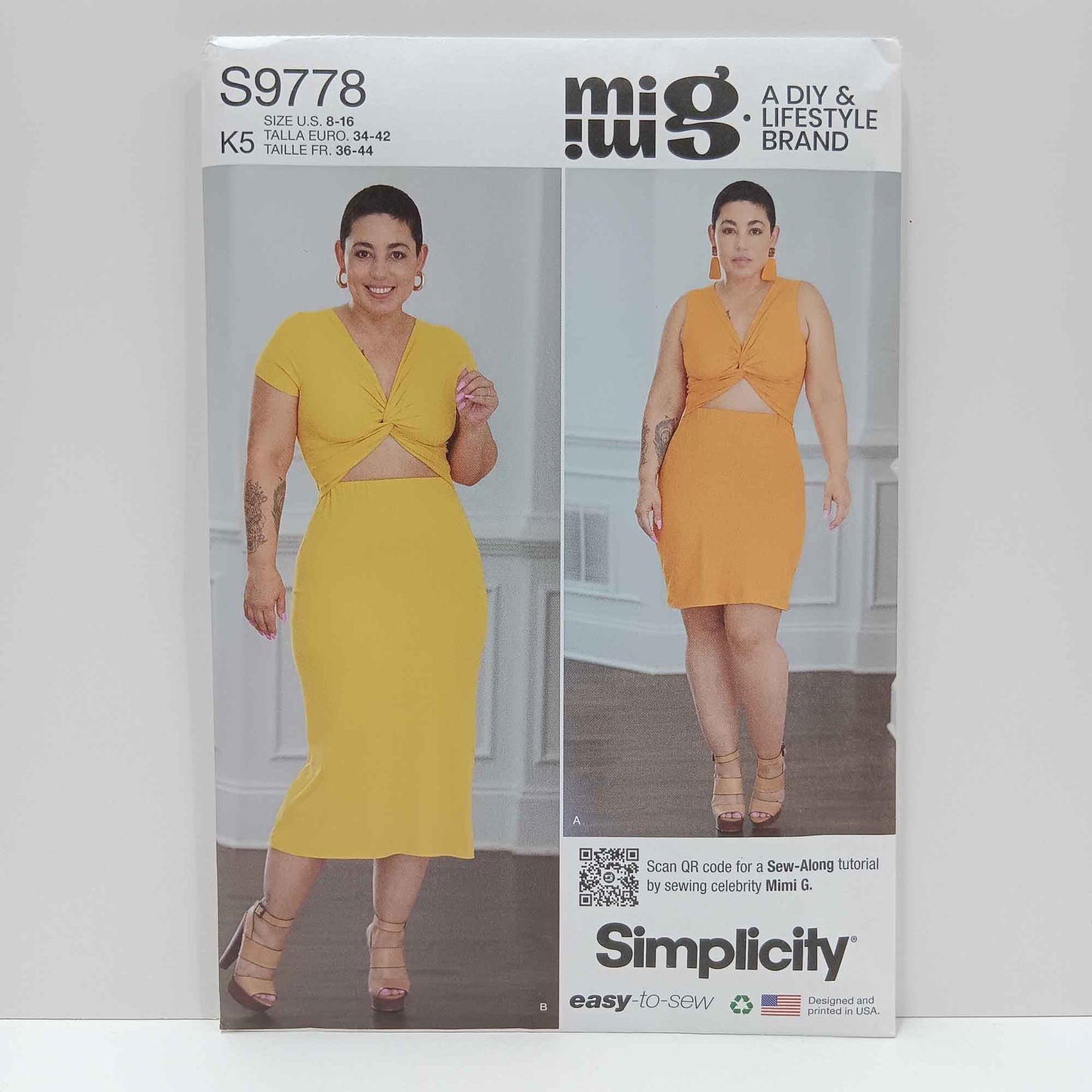 S9778 Misses Knit Dress