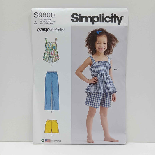 S9800 Children's Top, Pants and Shorts