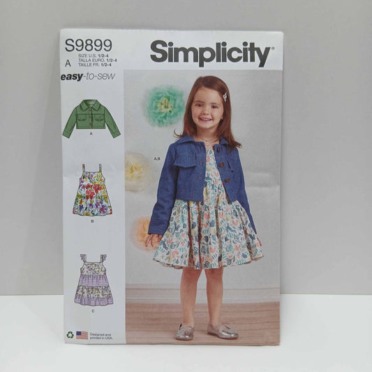 S9899 Toddlers Jacket and Dress