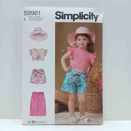 S9961 Toddlers Shorts, Hat and Top