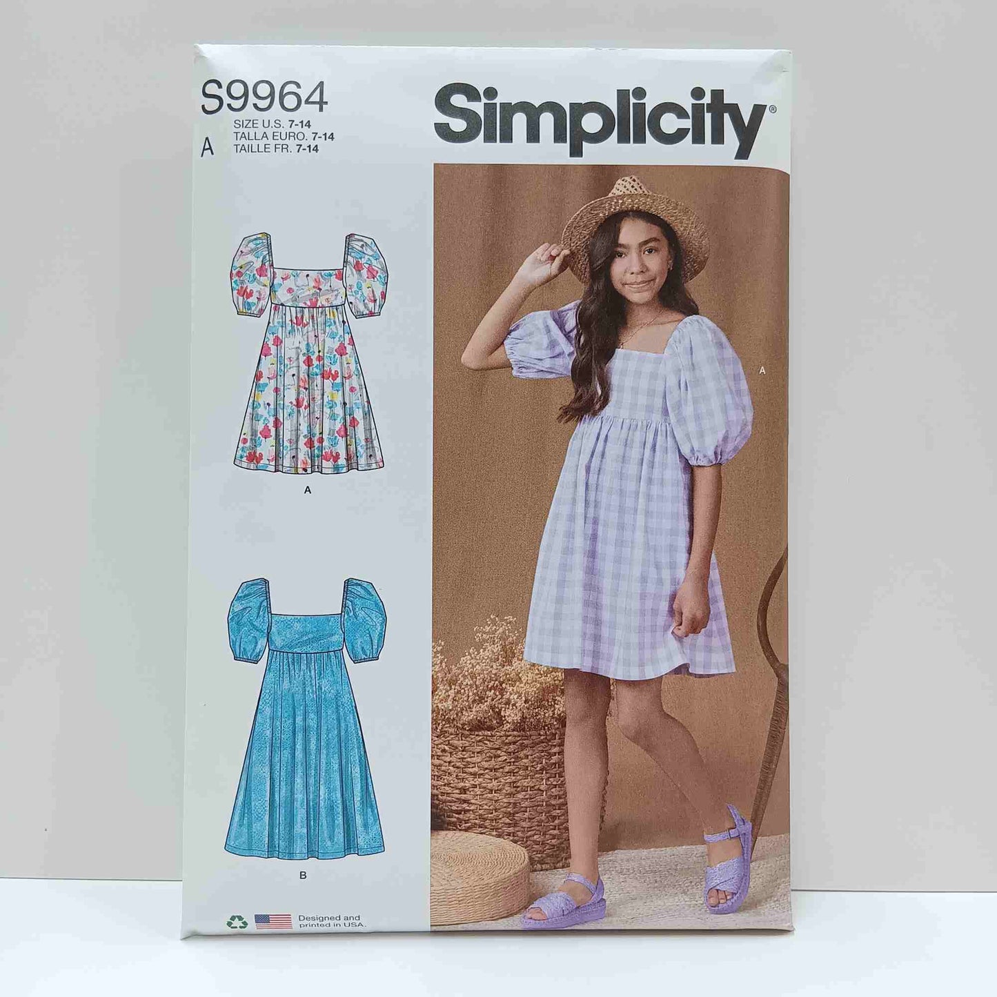 S9964 Girls Dress