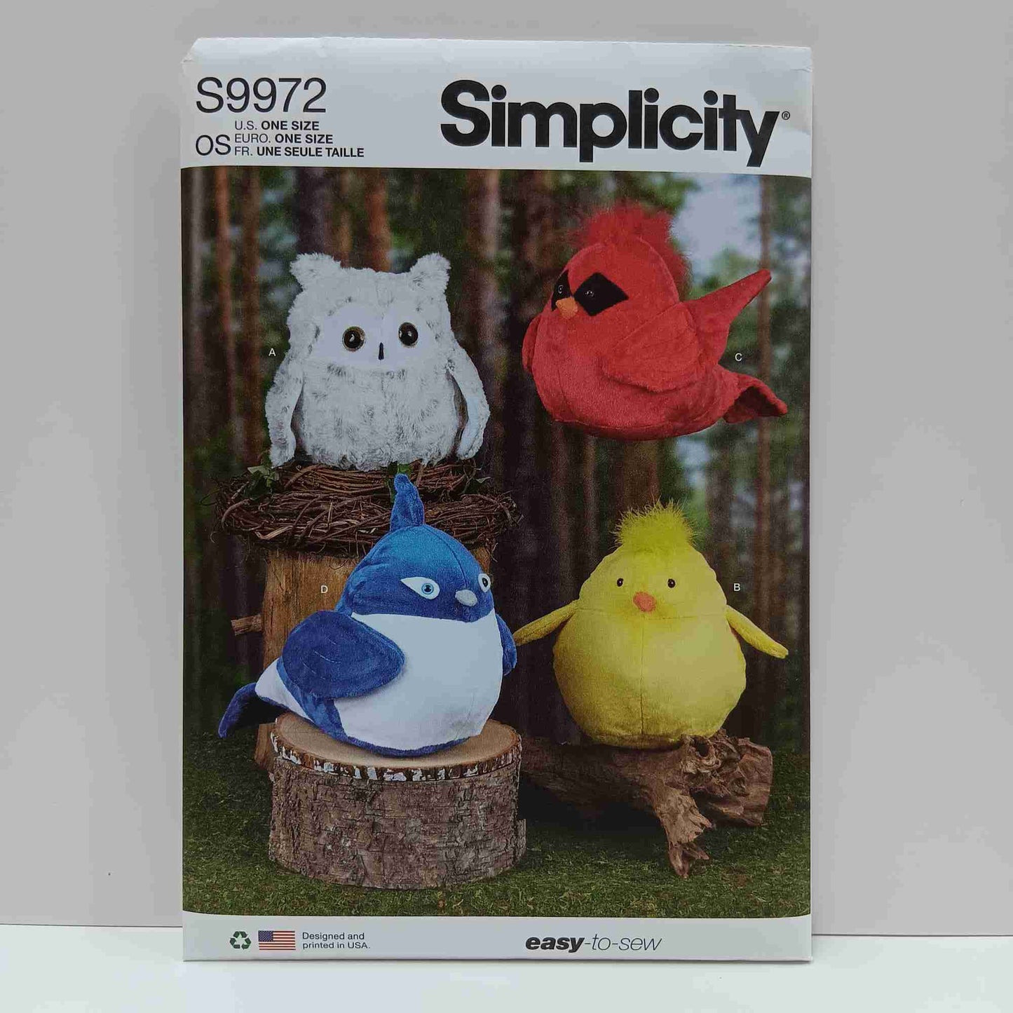 S9972 Plush Birds