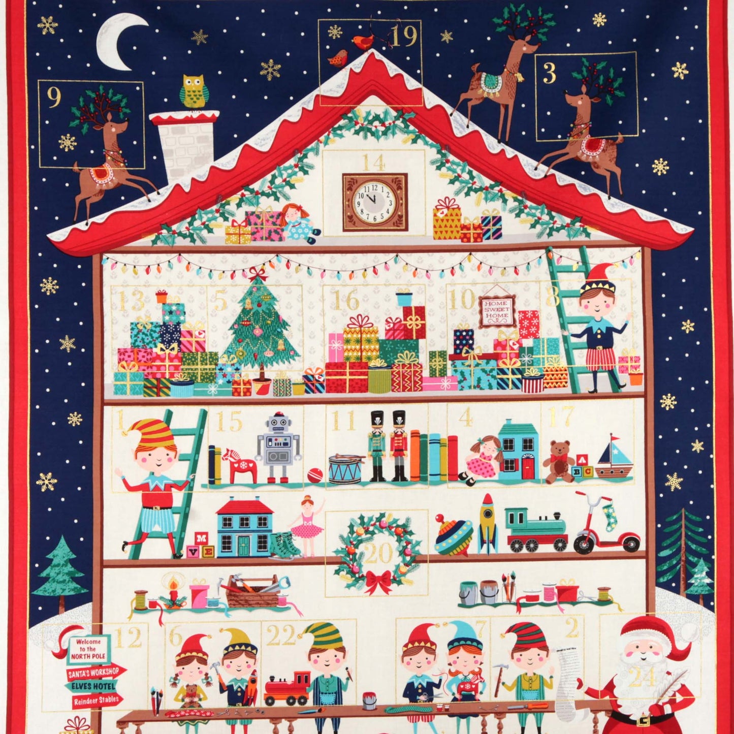 Santa's Workshop Advent Calendar