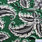 Roscoe printed Rayon fabric - Green