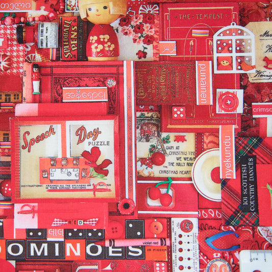 Color Collage - Red