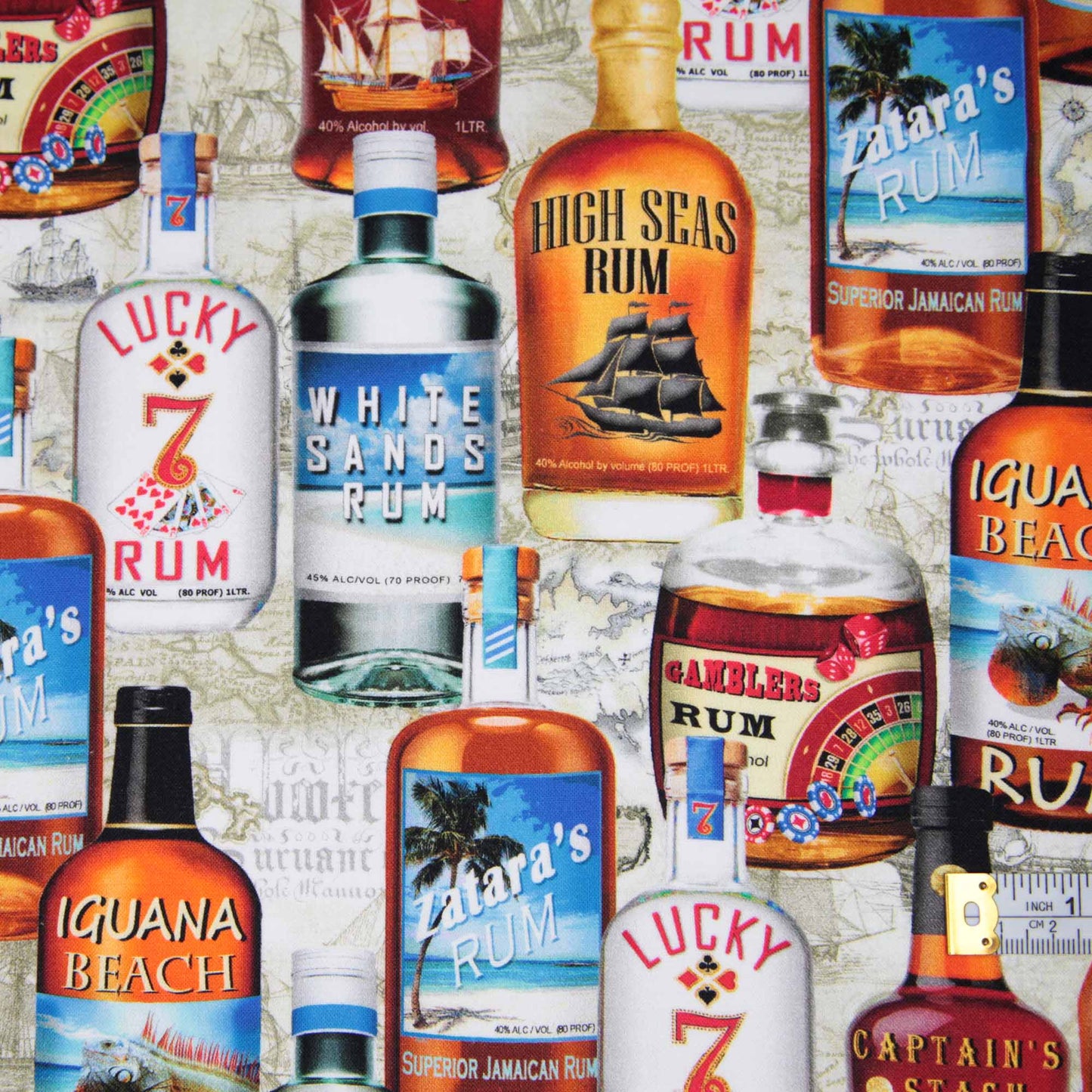 Top Shelf - Rum Bottles