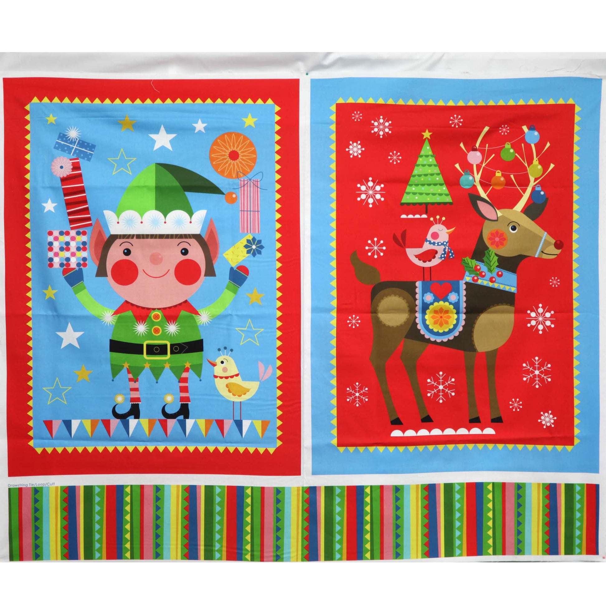Santa Sack Panel – Curtis Fabrics