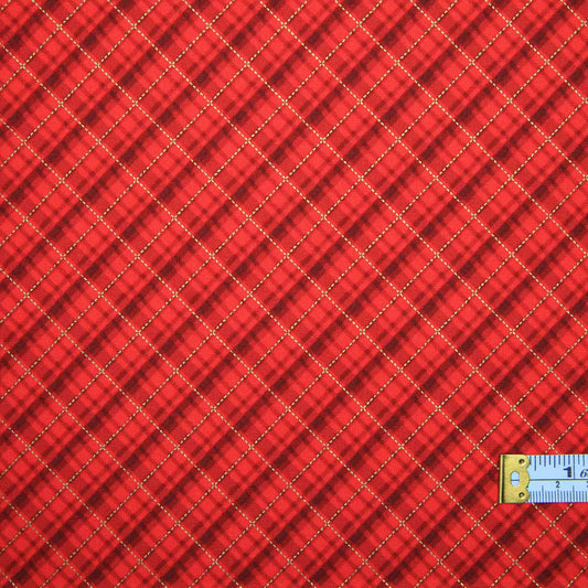 Holiday Charms - Red Tartan