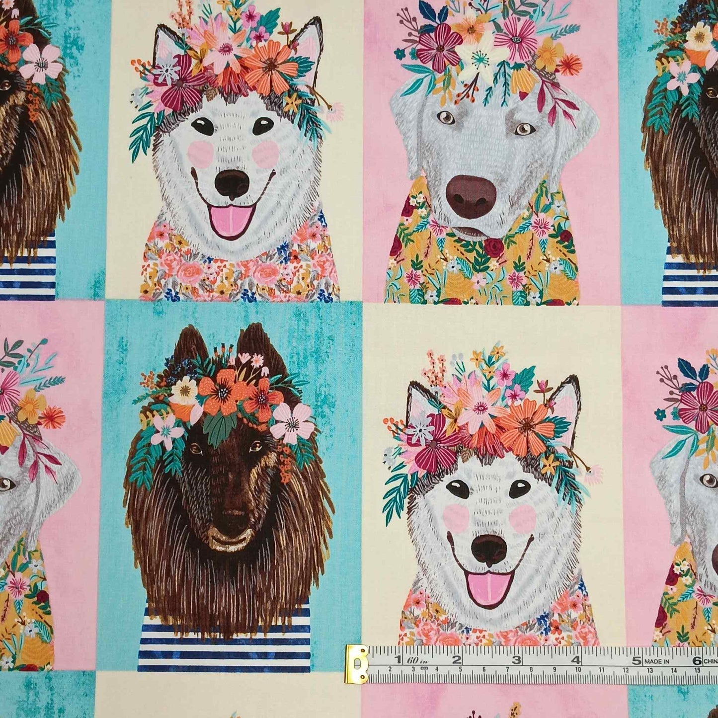 Floral Puppies