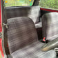 Black & Grey Tartan Front & Back Seat Covers