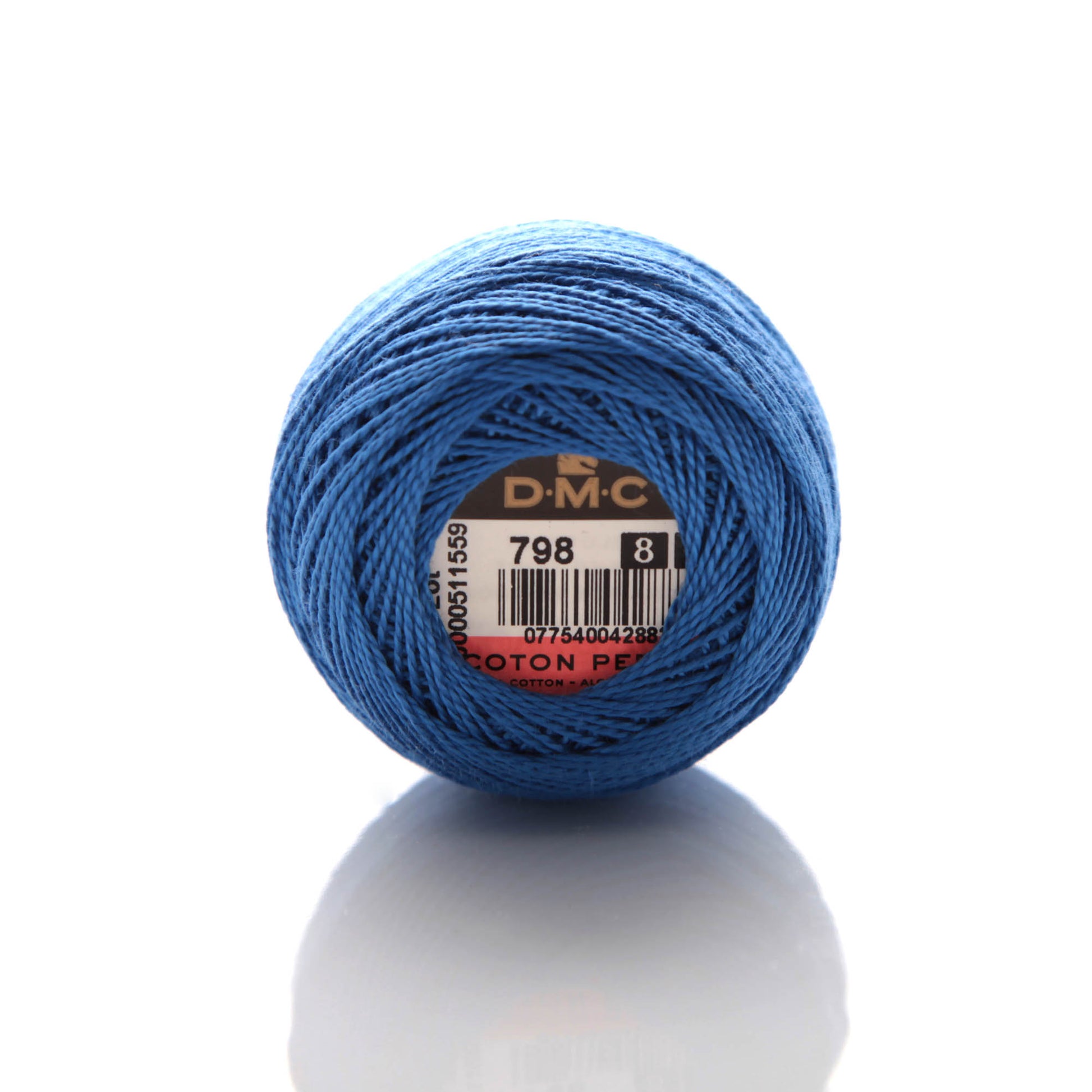 DMC Pearl Cotton Ball Size 8 87yd Medium Delft Blue