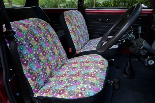 ON SALE - Donuts - Classic Mini Front Seat Covers