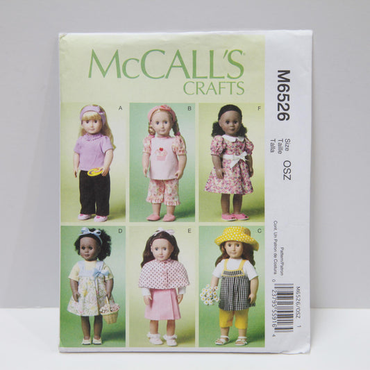 M6526 18" Doll Clothes