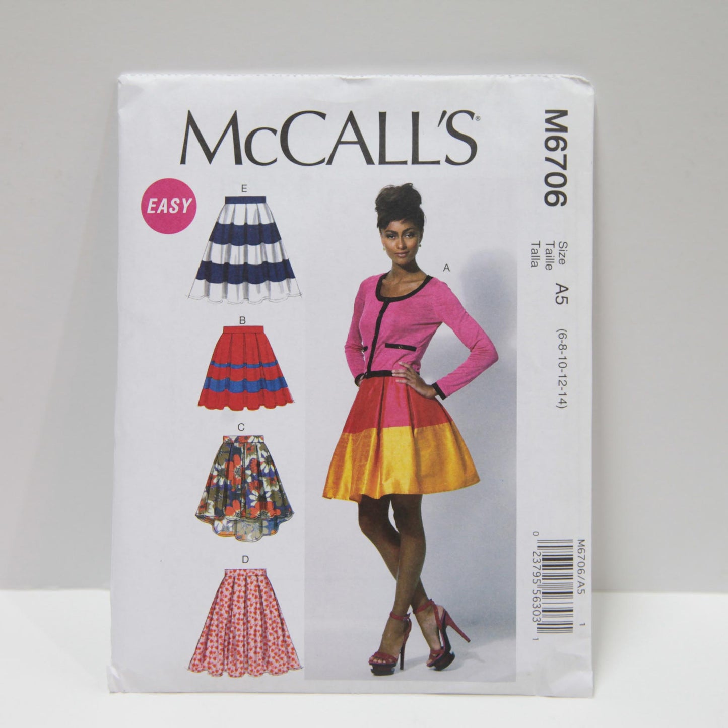 M6706 Misses Skirt and Petticoat