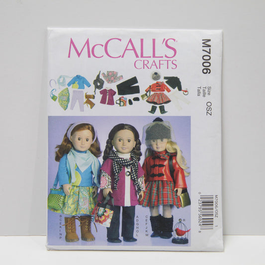 M7006 18" Doll Clothes and Accessories