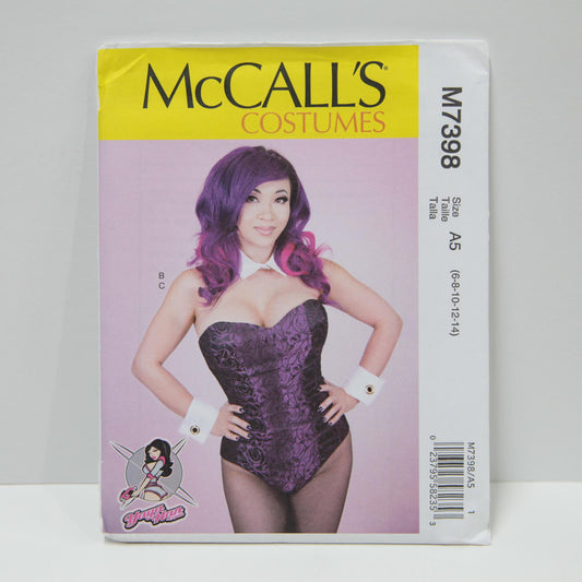 M7398 Misses Costume - Body Suit, Collar and Cuffs