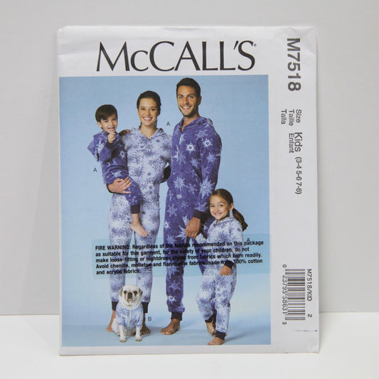 M7518 Mens, Misses and Childrens Onsie and Dog coat