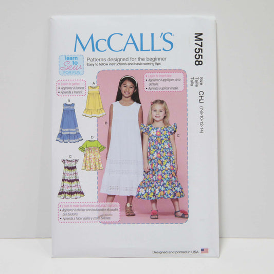 M7558 Children's Dresses