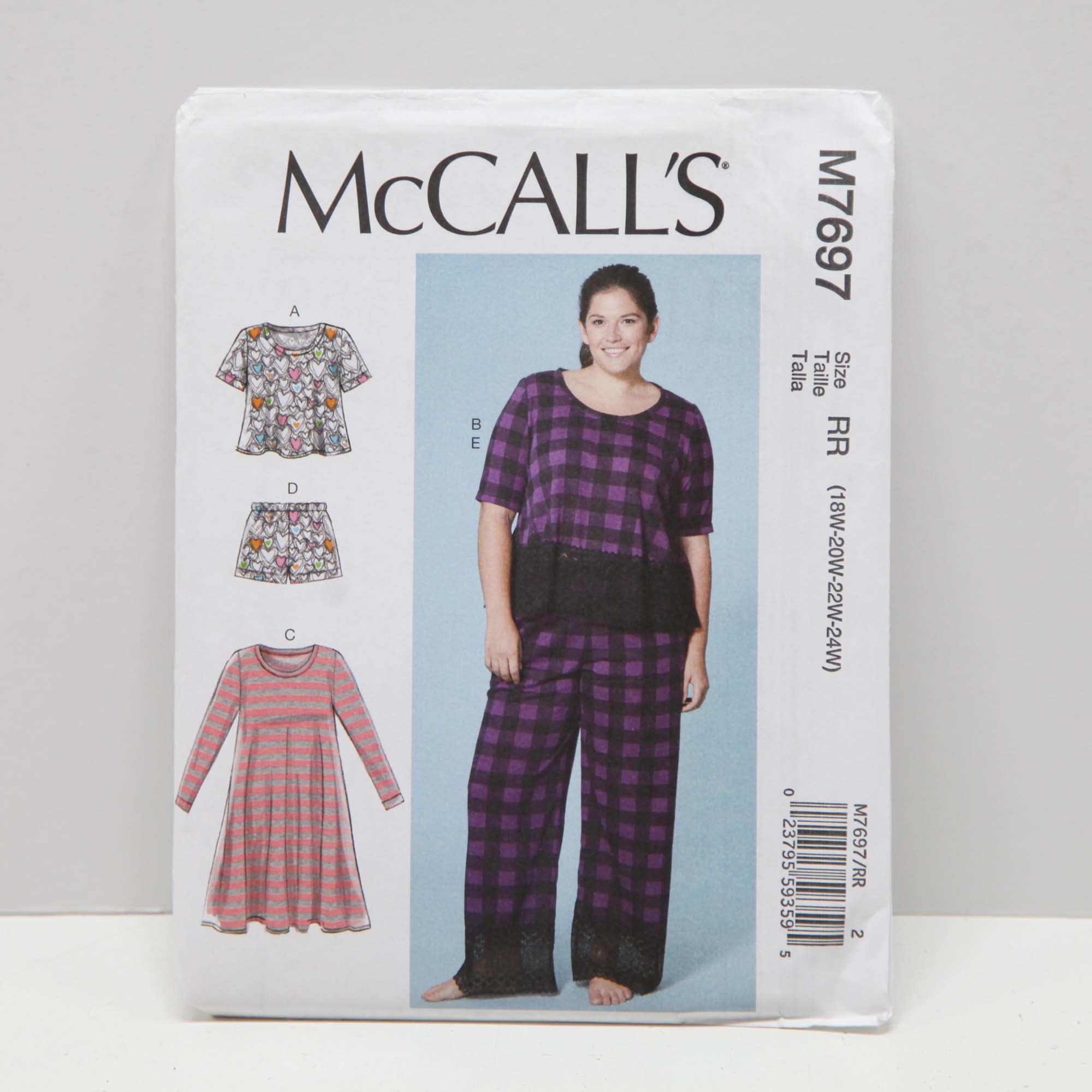 M7697 Misses And Women's Sleepwear – Curtis Fabrics