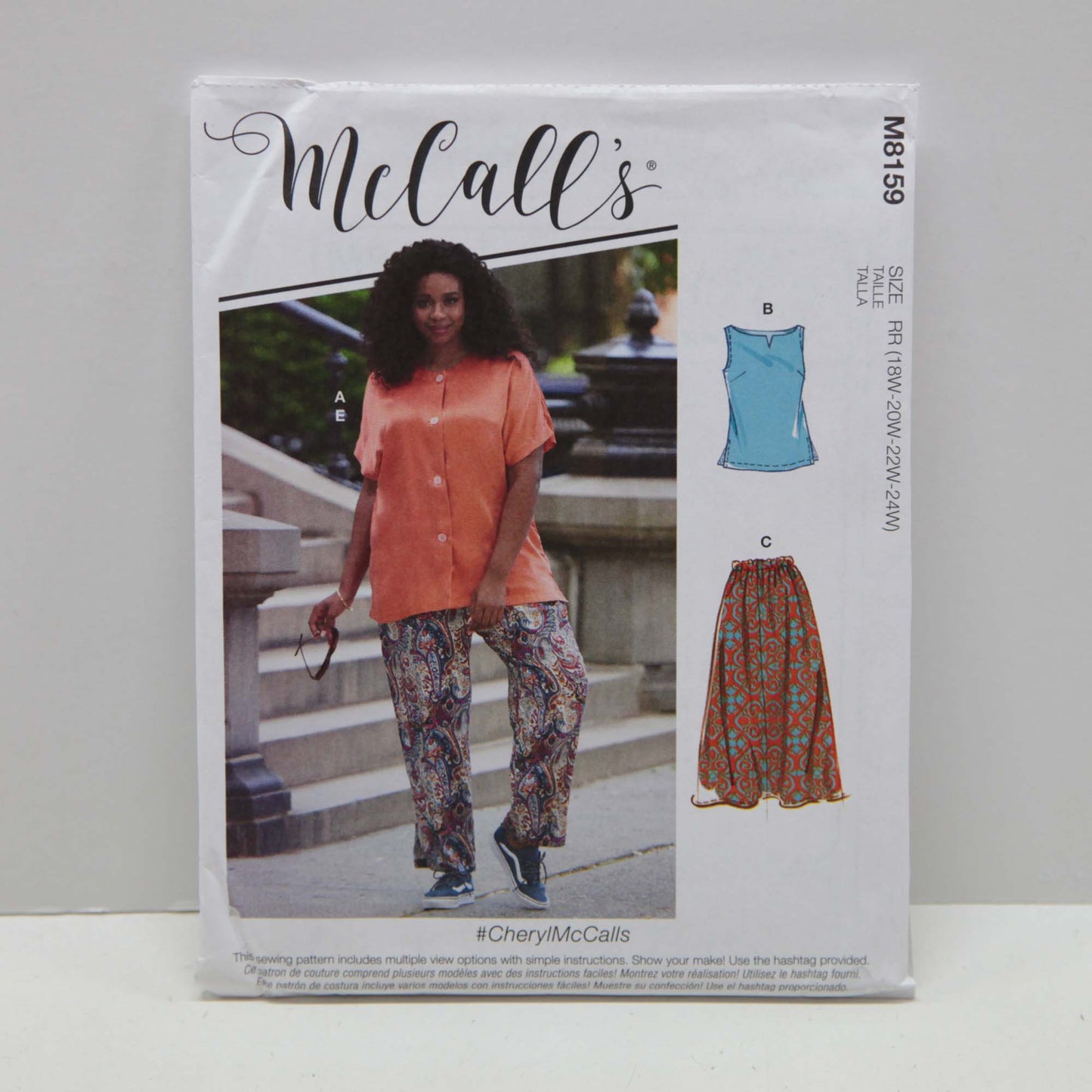 M8159 Women's Shirt, Skirt, Pants