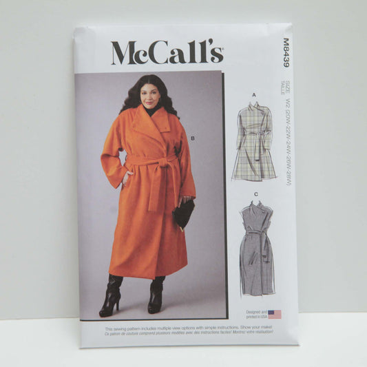 M8439 Womens Coat and Vest