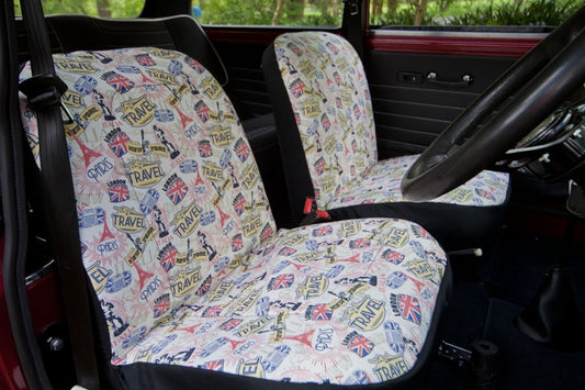 ON SALE - Travel - Classic Mini Front Seat Covers