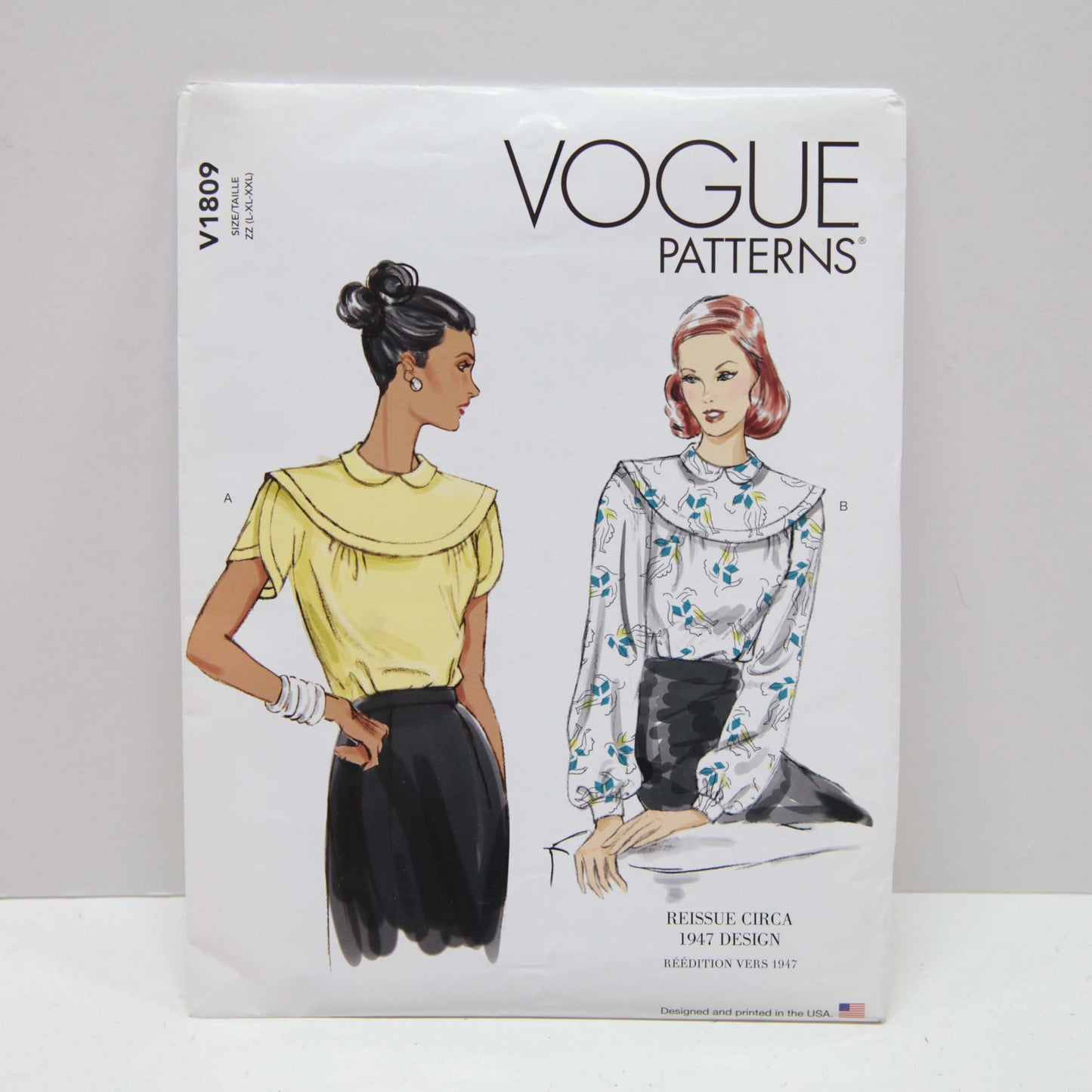 V1809 Vintage Vogue - Misses Top