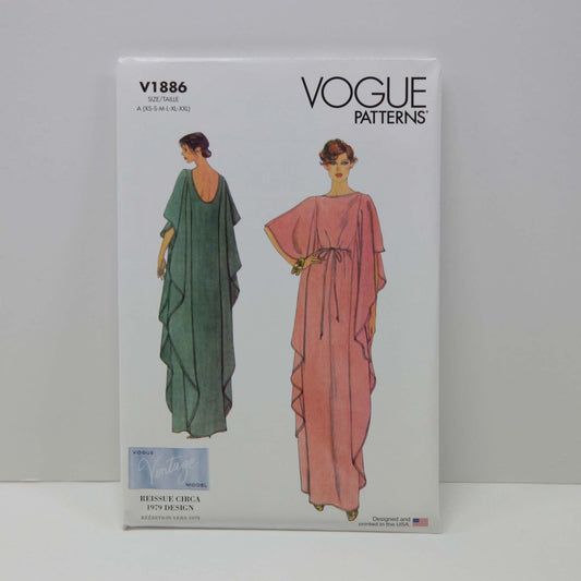 V1886 Vintage Vogue - Misses Caftan