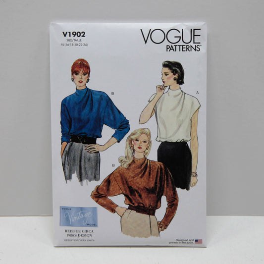 V1902 Vintage Vogue - Misses Blouse