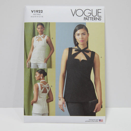 V1922 Misses Sleeveless Top