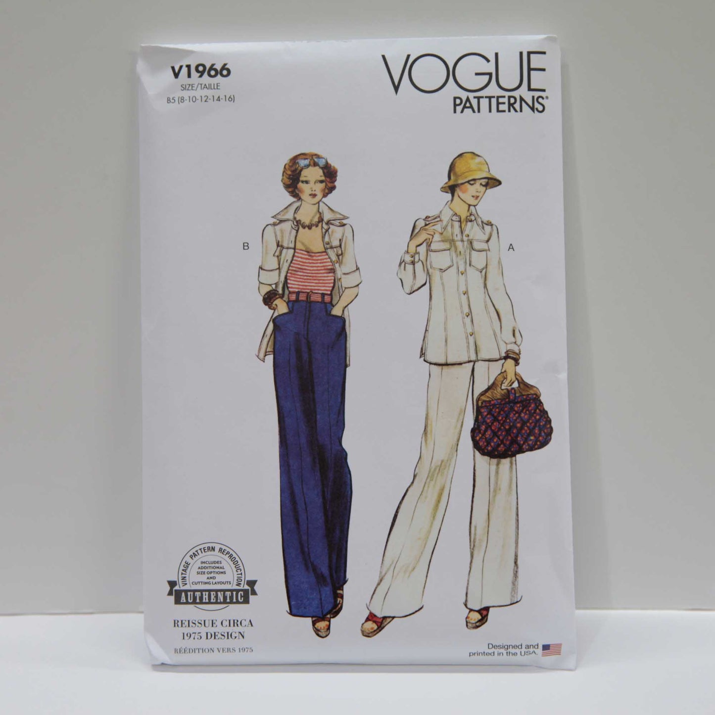 V1966 Vintage Vogue - Misses Jacket and Pants