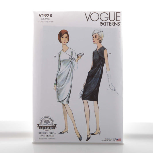 V1978 Vintage Vogue - Misses Dresses