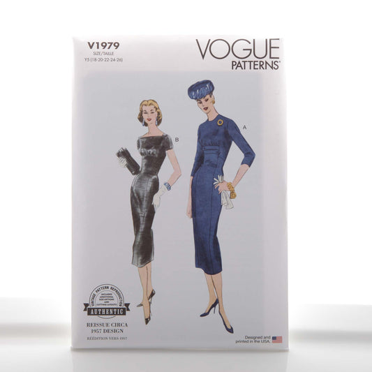 V1979 Vintage Vogue - Misses Dresses