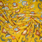 Printed Viscose Rayon Floral - Yellow